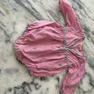 Pink Chicken Pink Floral Bubble